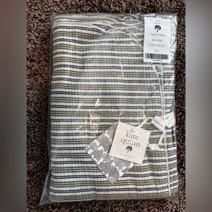 New in Package Kate Quinn Green Stripe Blanket